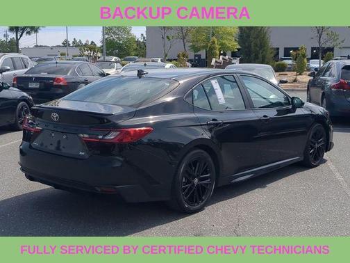 Midnight Black Metallic 2025 Toyota Camry SE