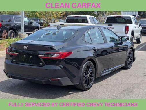 Midnight Black Metallic 2025 Toyota Camry SE