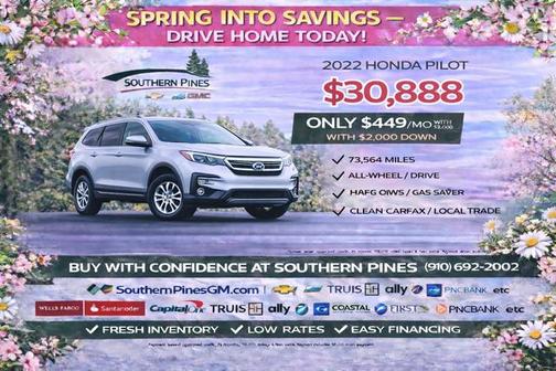 Silver 2022 Honda Pilot Elite