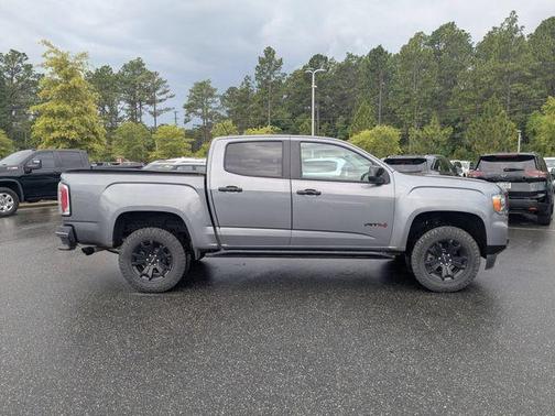 Satin Steel Metallic 2021 GMC Canyon AT4 w/Cloth
