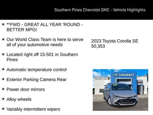 2023 Toyota Corolla Hatchback SE