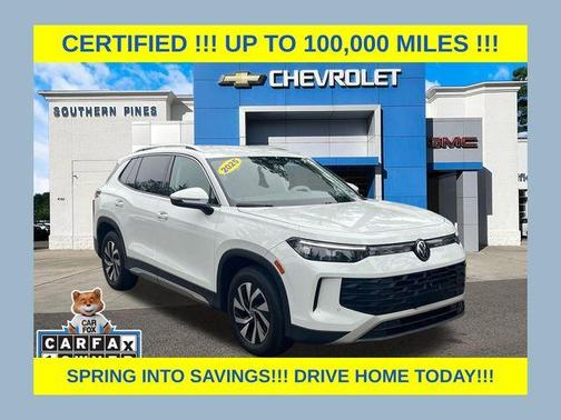 Pure White 2025 Volkswagen Tiguan 2.0T S