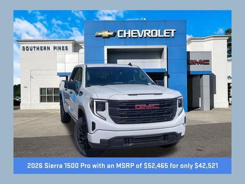 Summit White 2026 GMC Sierra 1500 Pro