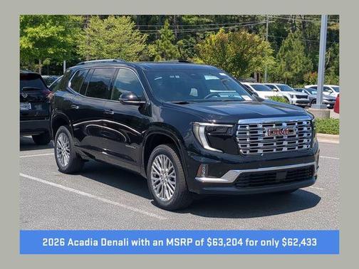 Ebony Twilight Metallic 2026 GMC Acadia Denali