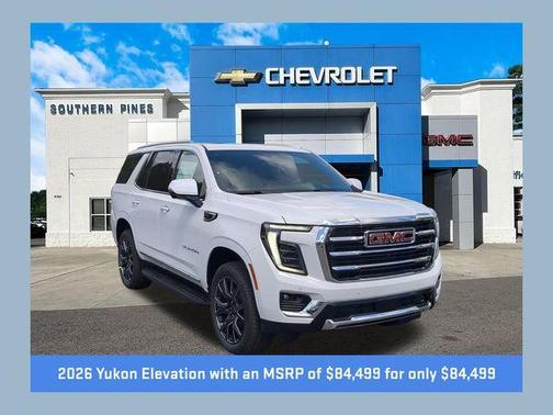 Summit White 2026 GMC Yukon Elevation