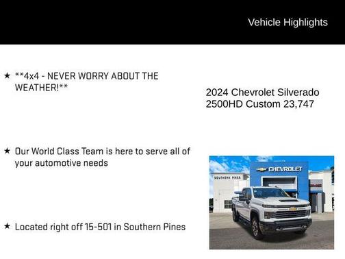 2024 Chevrolet Silverado 2500 Custom