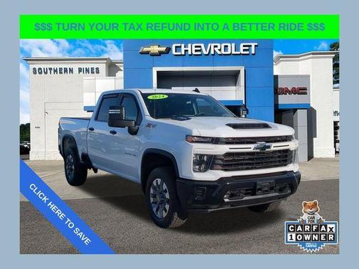 Summit White 2024 Chevrolet Silverado 2500 Custom