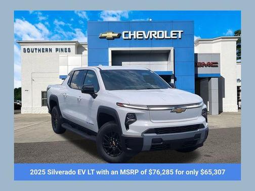 Summit White 2025 Chevrolet Silverado EV LT