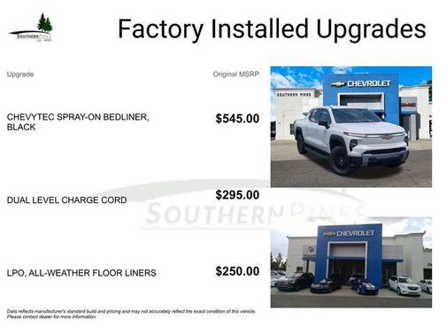 Summit White 2025 Chevrolet Silverado EV LT