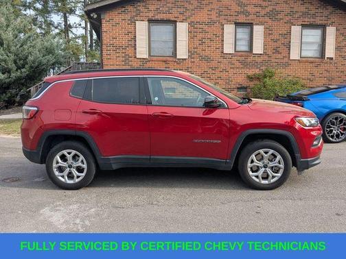 Red 2025 Jeep Compass Latitude