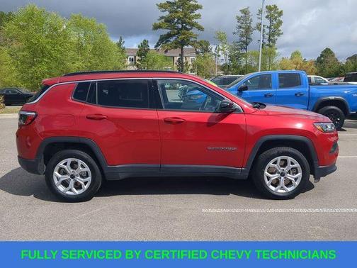 Red 2025 Jeep Compass Latitude