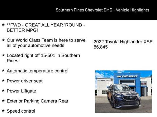 2022 Toyota Highlander XSE