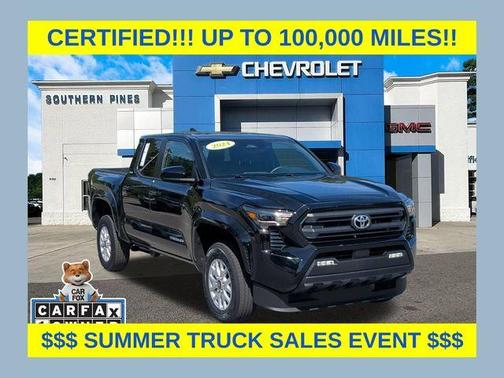 Black 2024 Toyota Tacoma SR5