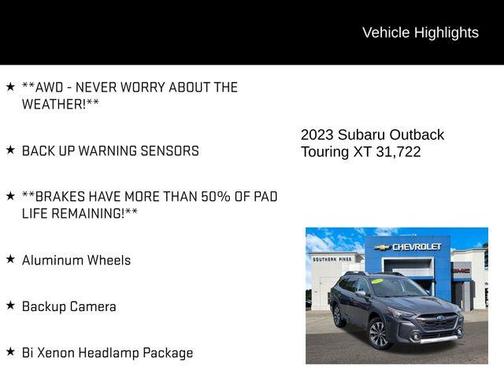 2023 Subaru Outback Touring XT