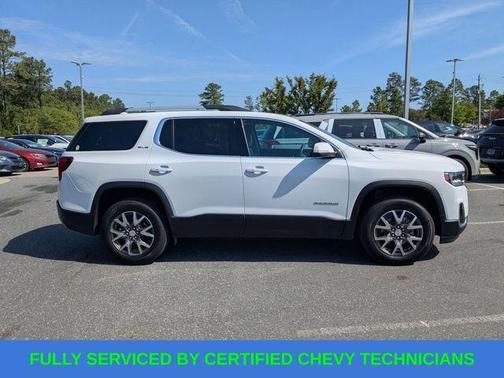 Summit White 2023 GMC Acadia SLE