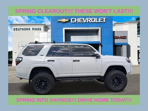White 2019 Toyota 4Runner SR5
