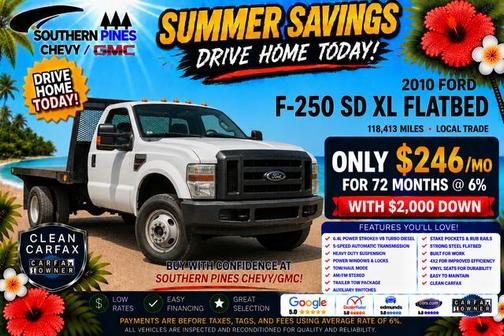 White 2010 Ford F-250 XL
