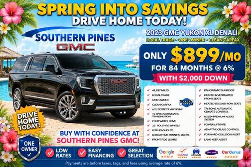 Onyx Black 2023 GMC Yukon XL Denali