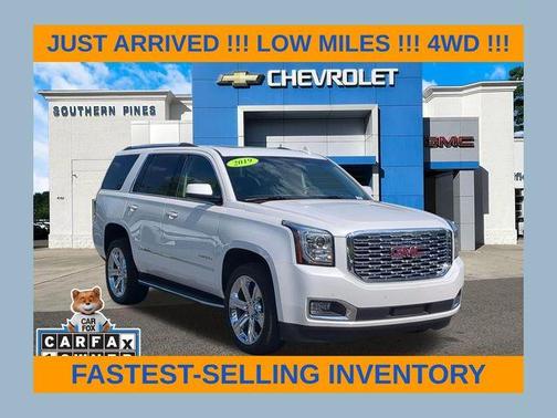 White Frost Tri-Coat 2019 GMC Yukon Denali