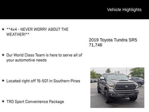 2019 Toyota Tundra SR5