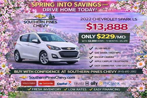 Mosaic Black Metallic 2022 Chevrolet Spark 1LT