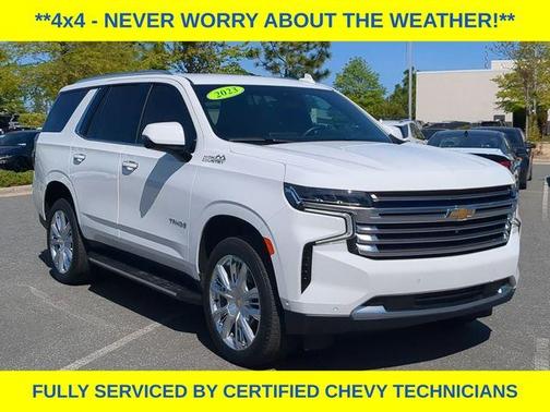 Summit White 2023 Chevrolet Tahoe High Country