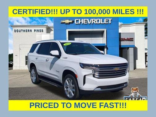 Summit White 2023 Chevrolet Tahoe High Country