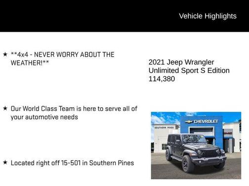 2021 Jeep Wrangler Unlimited Sport