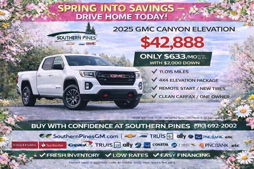 Sterling 2025 GMC Canyon Elevation
