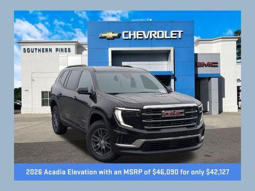 Ebony Twilight Metallic 2026 GMC Acadia Elevation