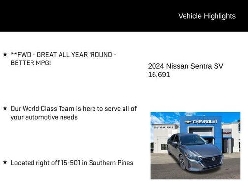 2024 Nissan Sentra SV