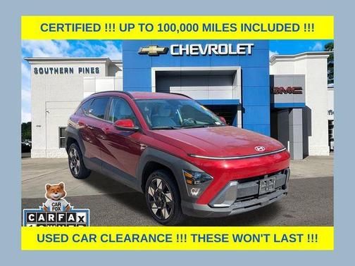 Red Metallic 2024 Hyundai KONA SEL