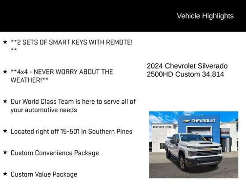 2024 Chevrolet Silverado 2500 Custom