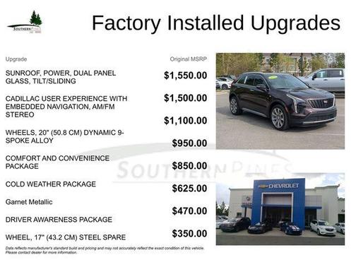 Garnet Red Metallic 2021 Cadillac XT4 Premium Luxury