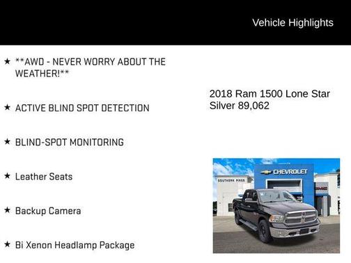 2018 RAM 1500 Lone Star