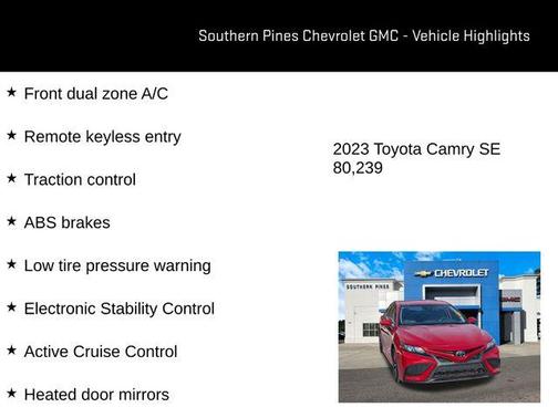 2023 Toyota Camry SE