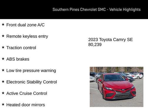 2023 Toyota Camry SE