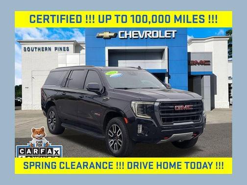 Midnight Blue Metallic 2024 GMC Yukon XL AT4