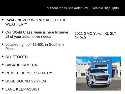 2021 GMC Yukon XL SLT