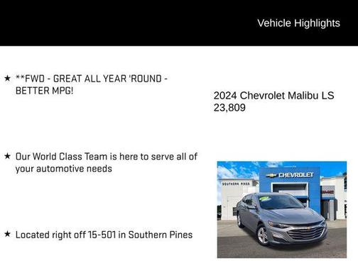 2024 Chevrolet Malibu 1LS