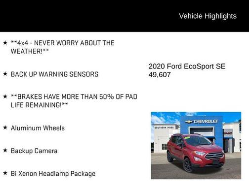 2020 Ford EcoSport SE
