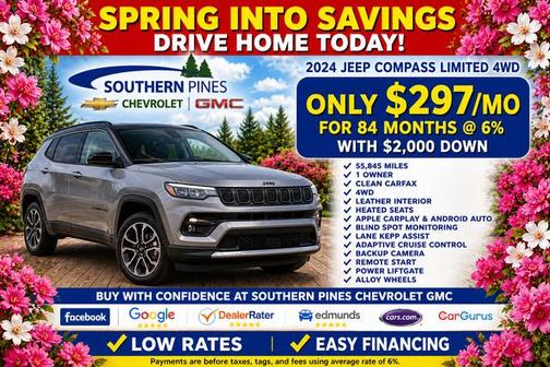 Metallic 2024 Jeep Compass Limited