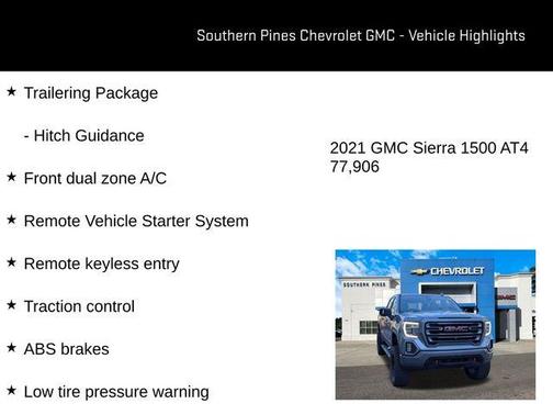 2021 GMC Sierra 1500 AT4