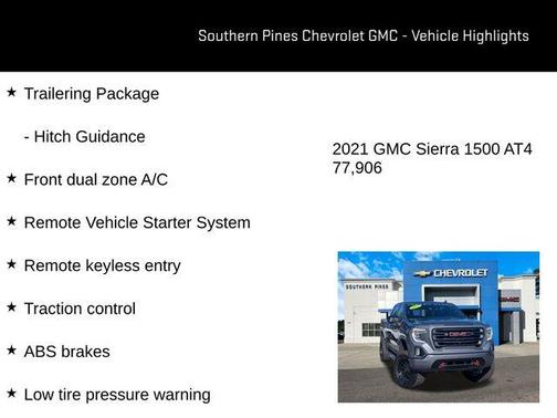 2021 GMC Sierra 1500 AT4