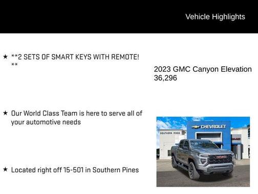 2023 GMC Canyon Elevation