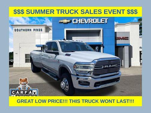 Bright White Clearcoat 2019 RAM 3500 Laramie