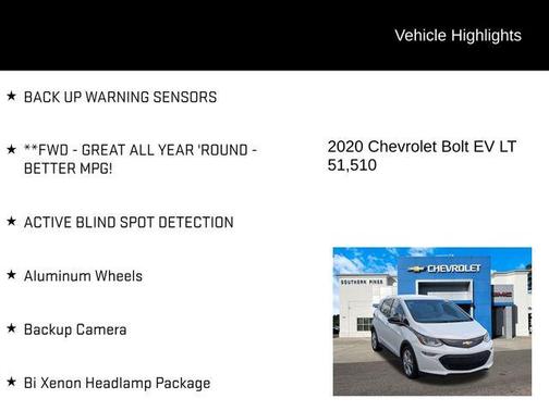 2020 Chevrolet Bolt EV LT
