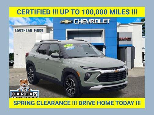 Green 2025 Chevrolet Trailblazer LT