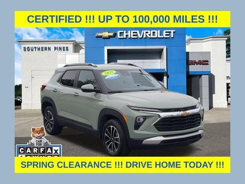 Green 2025 Chevrolet Trailblazer LT