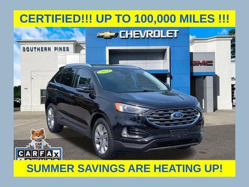 Black Metallic 2024 Ford Edge Titanium